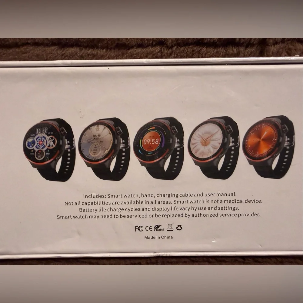 S1000 Pro Black Smart Watch